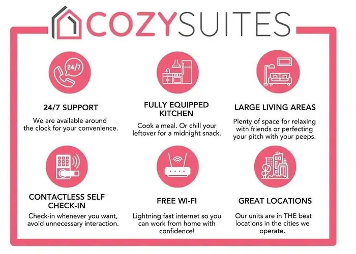 Cozysuites Walk To Stadium With Pool & Gym! Apartment *